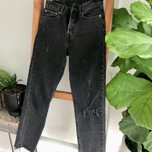 Levi’s High Rise Distressed Jeans